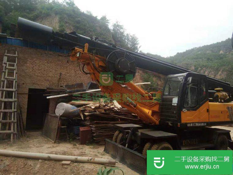 陜西省出售二手鼎力重工輪式四驅旋挖鉆