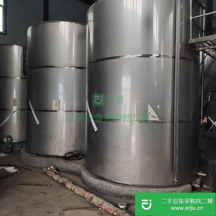 山東出售二手不銹鋼儲罐