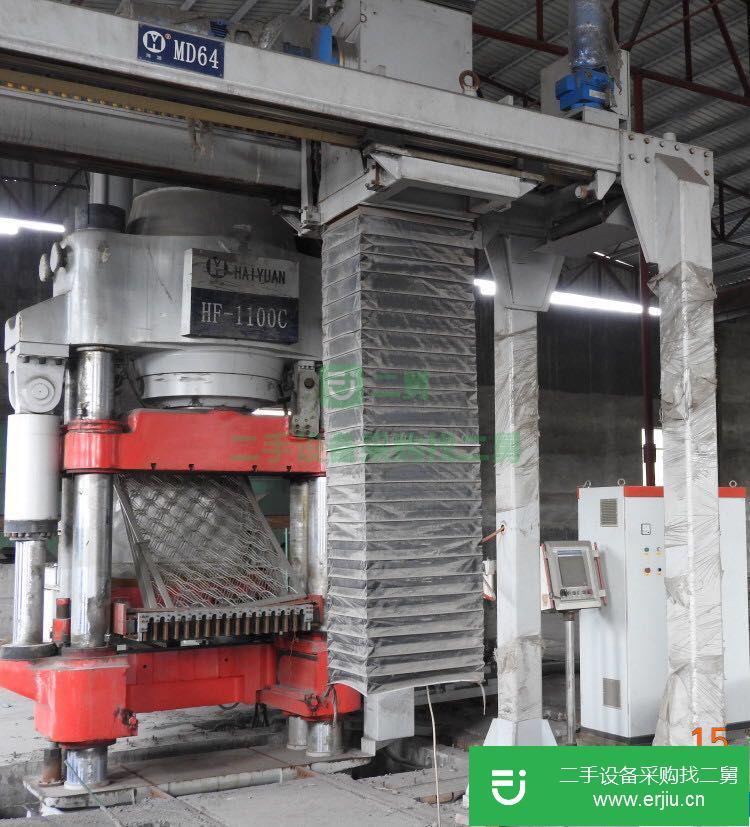 河南出售二手海源HF1100C磚機(jī)