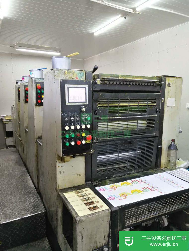 浙江出售二手冠華52四色印刷機