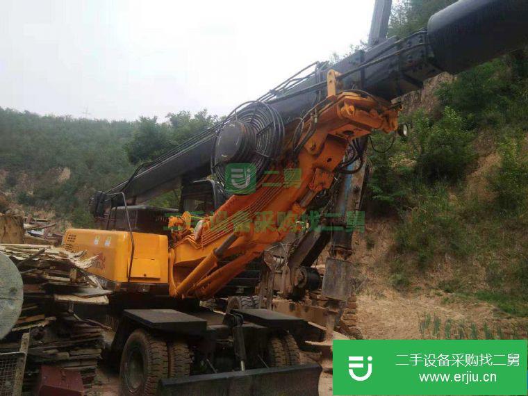 陜西省出售二手鼎力重工輪式四驅旋挖鉆