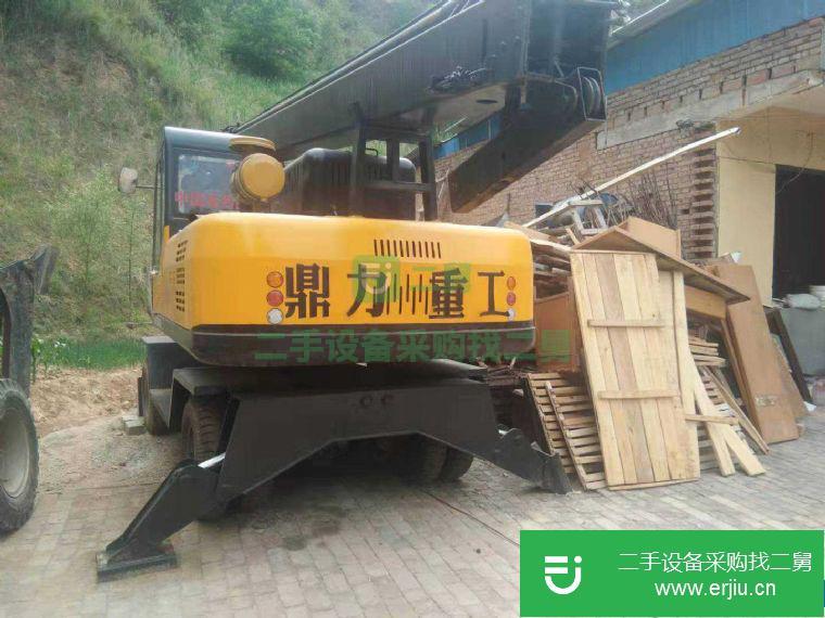 陜西省出售二手鼎力重工輪式四驅旋挖鉆