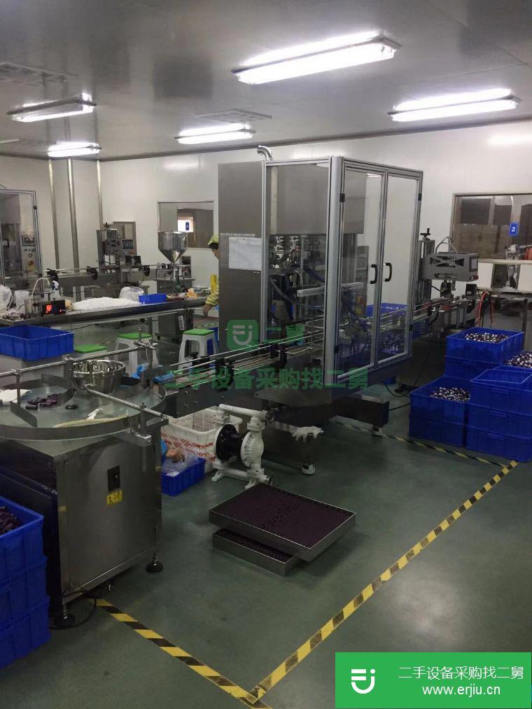 上海出售二手4頭全自動流水灌裝機