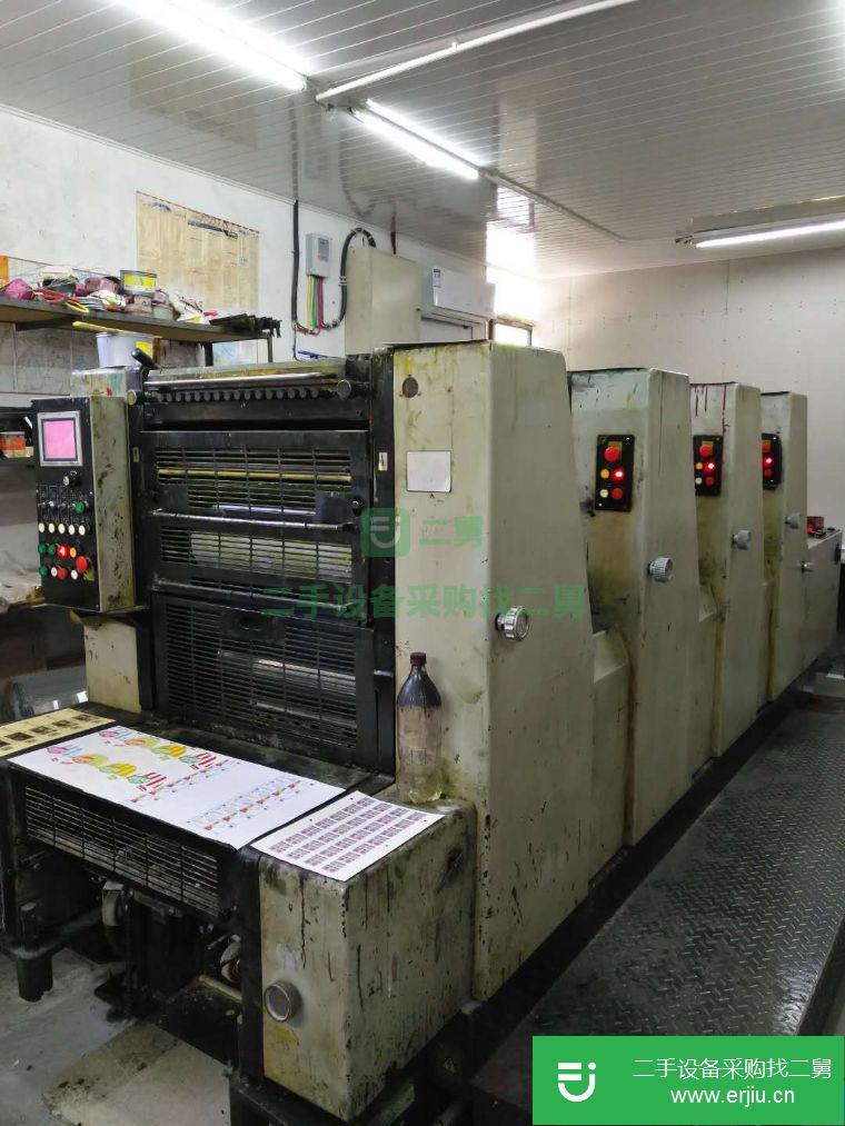 浙江出售二手冠華52四色印刷機