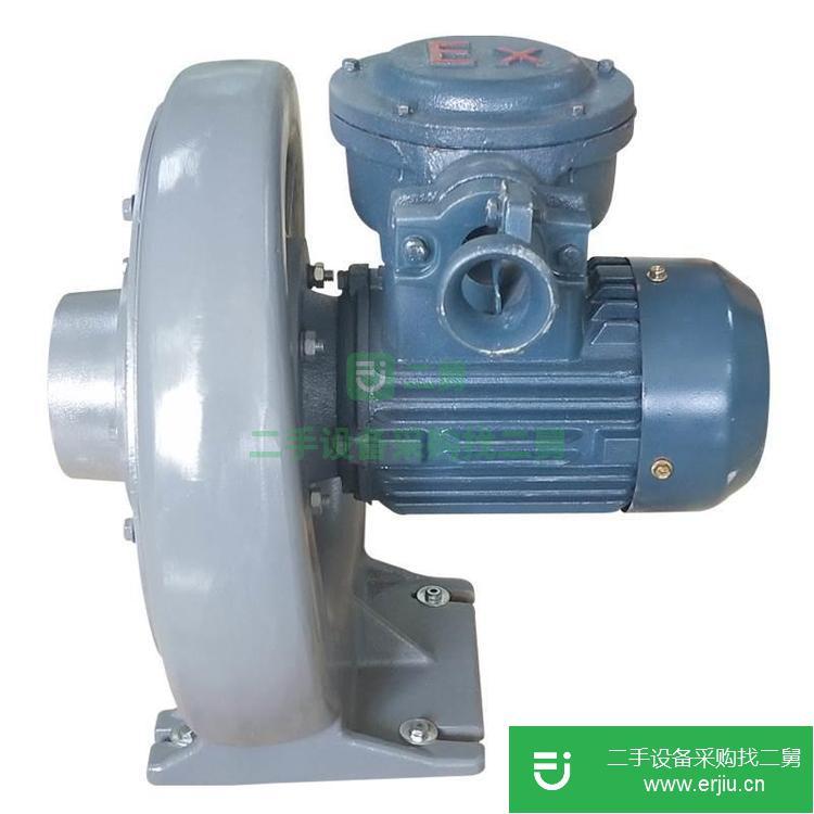 廣東出售二手HXJSJ 7.5KW透浦式防爆中壓風(fēng)機(jī)