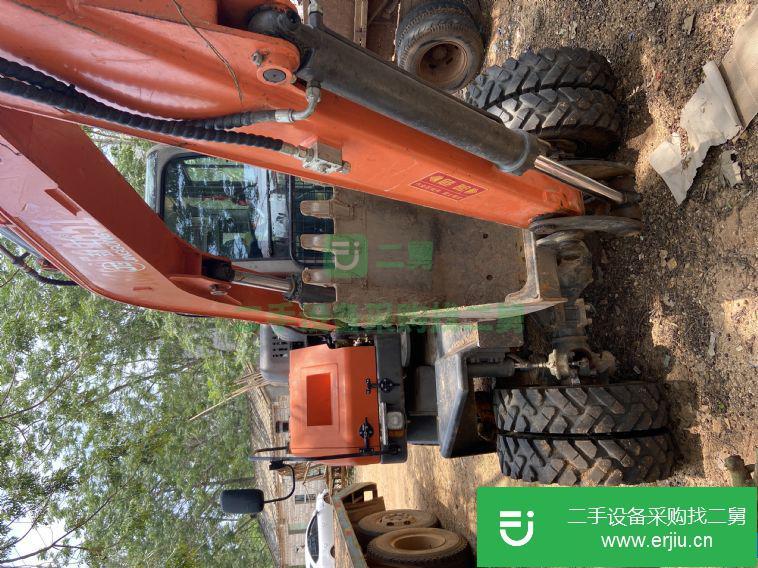 海南出售二手輪式挖掘機(jī)勁工75S