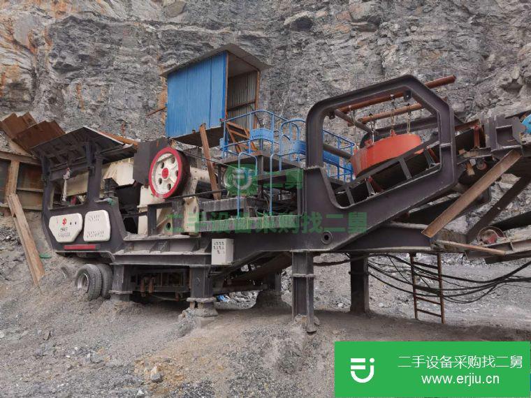 河南出售二手歐式移動破碎機
