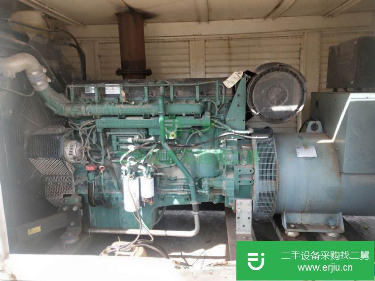 河北出售二手沃爾沃500KW柴油發電機