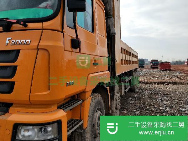 甘肅省出售二手陜汽德龍F3000自卸車8.2米
