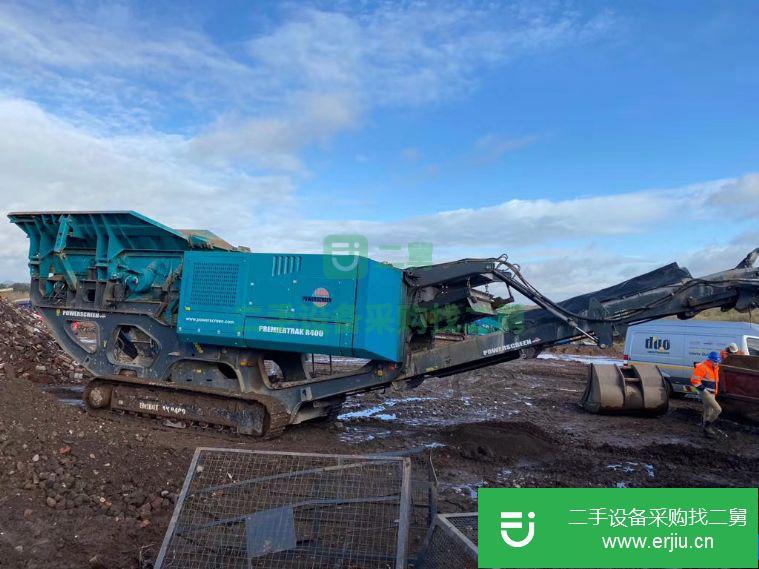 上海出售二手特雷克斯R400移動顎破碎機