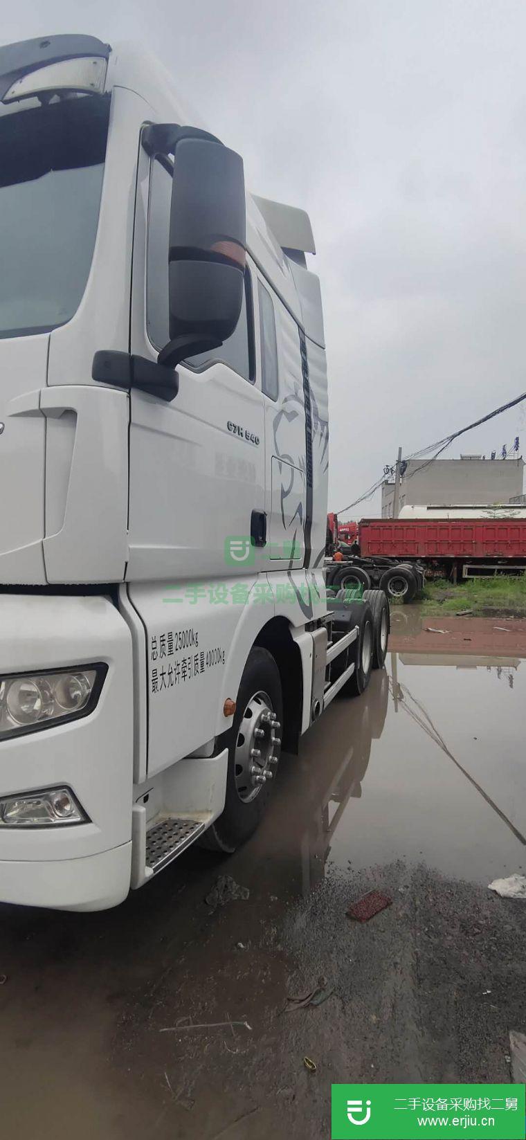 山東出售二手汕德卡C7H540牽引車