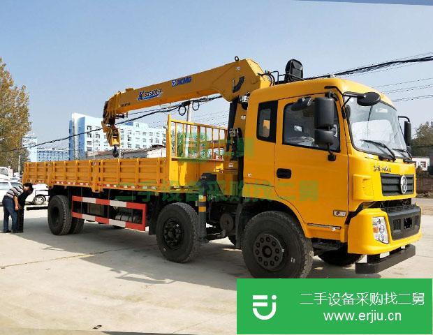 湖北出售二手東風天龍前四后八隨車吊