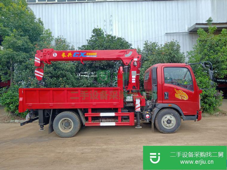 湖北省出售二手豪曼藍(lán)隨車吊