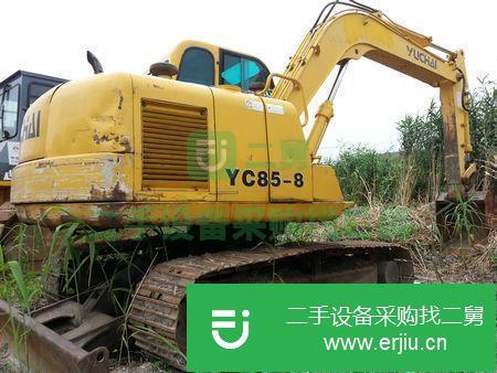 江蘇出售二手玉柴85挖掘機