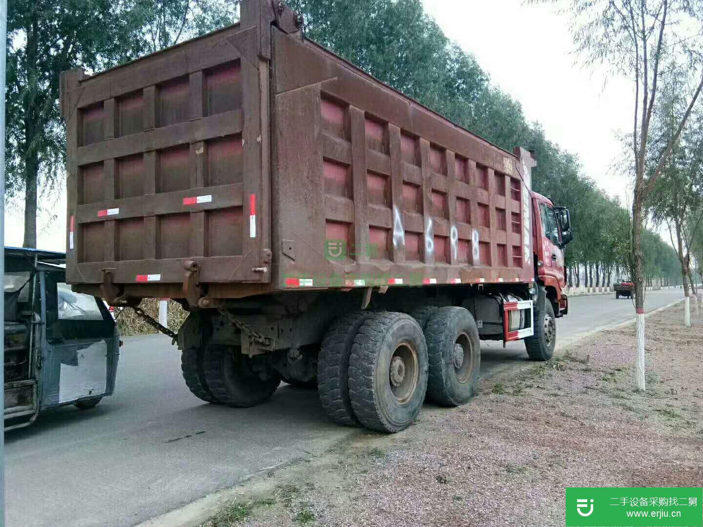 山東出售二手歐曼自卸車(chē)5.6米