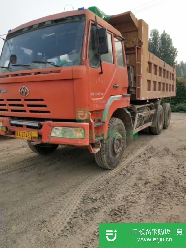 河北省出售二手上汽紅巖金剛自卸車8.7