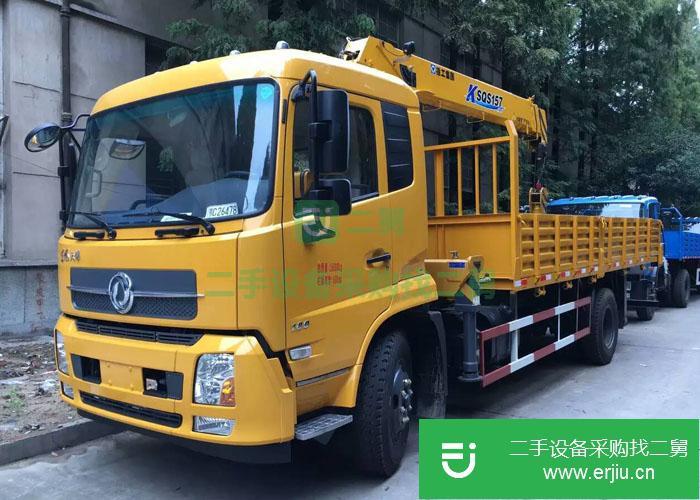 湖北出售二手東風天龍前四后八隨車吊