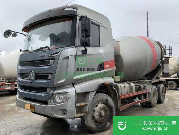 廣西出售二手三一C8黑馬大12方攪拌車