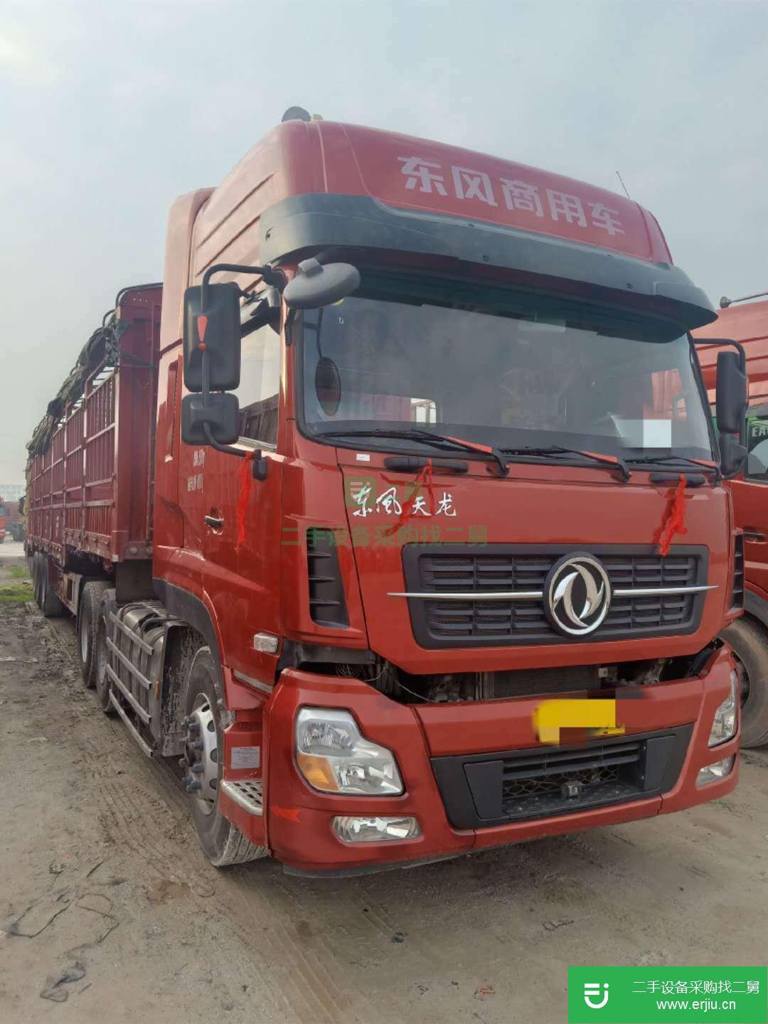 江西出售二手東風天龍掛車