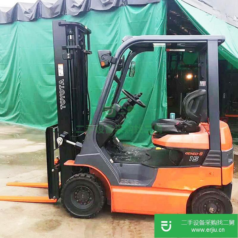 上海出售二手小型豐田1噸電動叉車