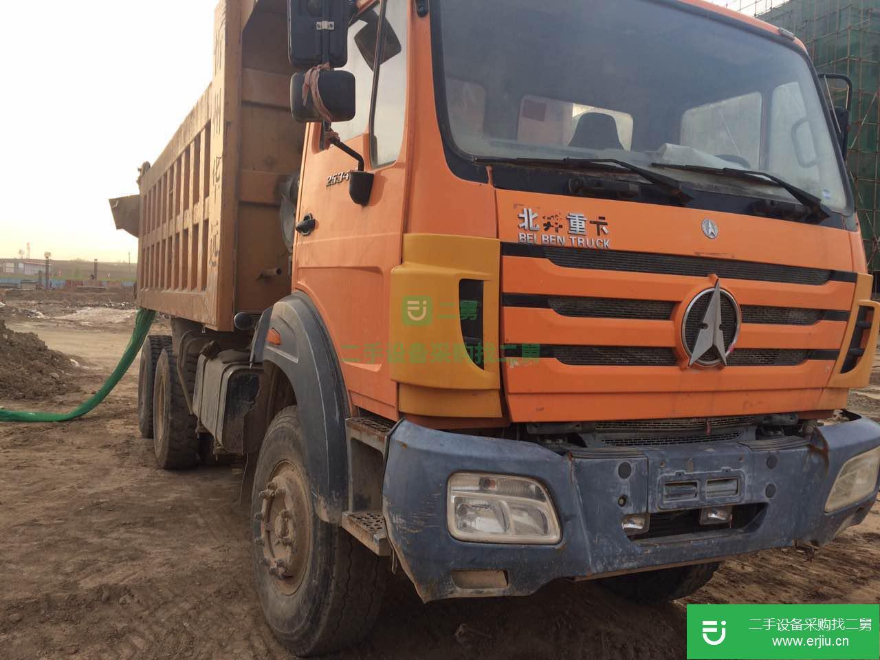 山西出售二手340馬力的后八輪自卸車