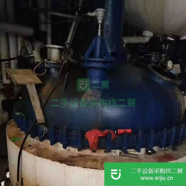 山東出售二手5立方搪瓷反應釜