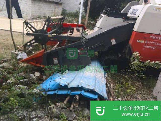 廣西出售二手9成新玖保田688水稻收割機(jī)
