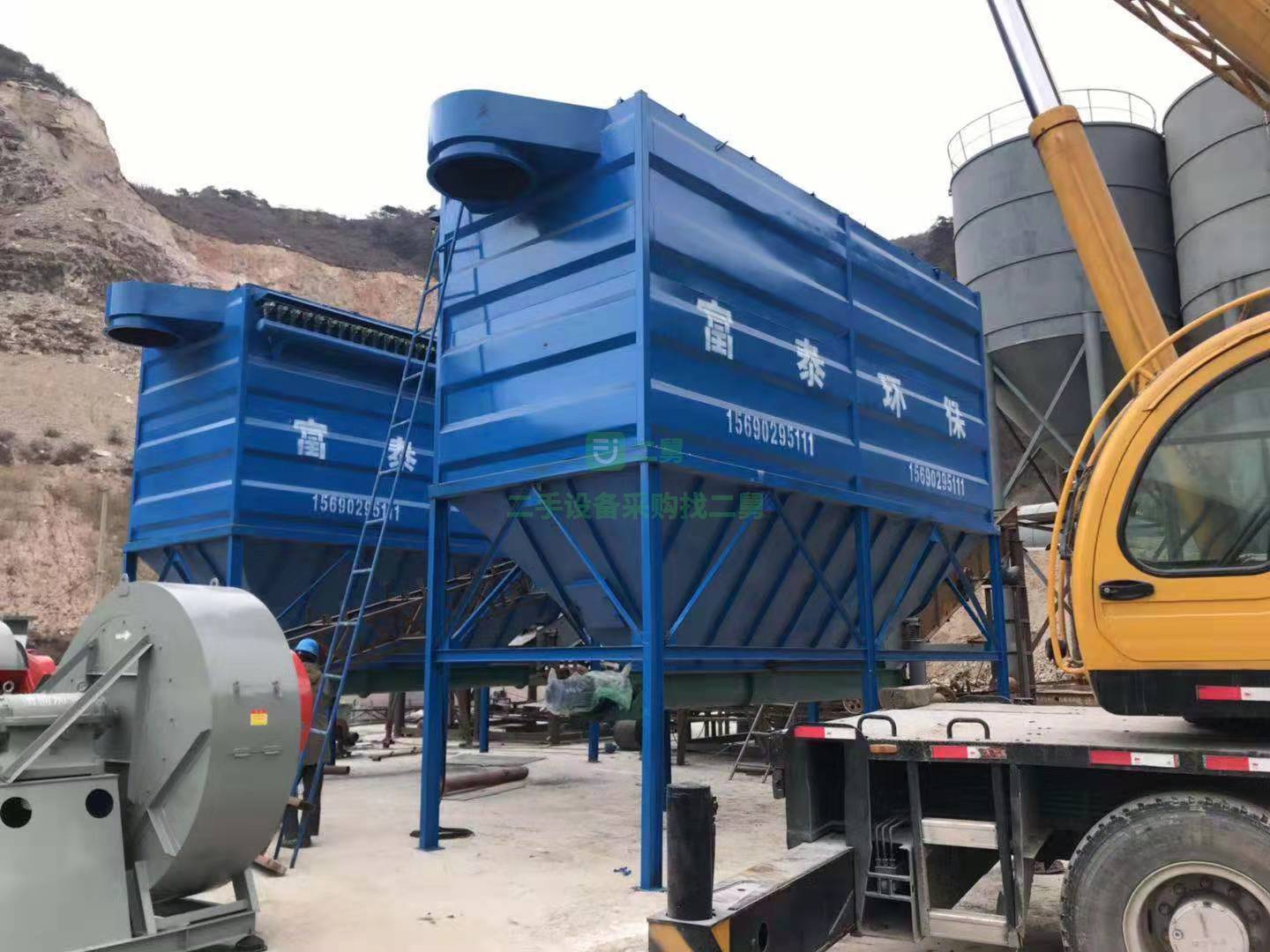 山東轉讓二手300布袋脈沖除塵器