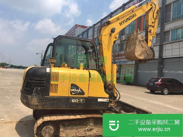 廣東出售二手現代60-7挖掘機