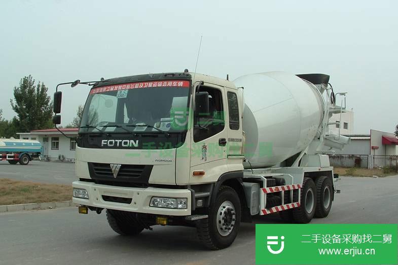 湖北出售二手福田歐曼水泥攪拌車