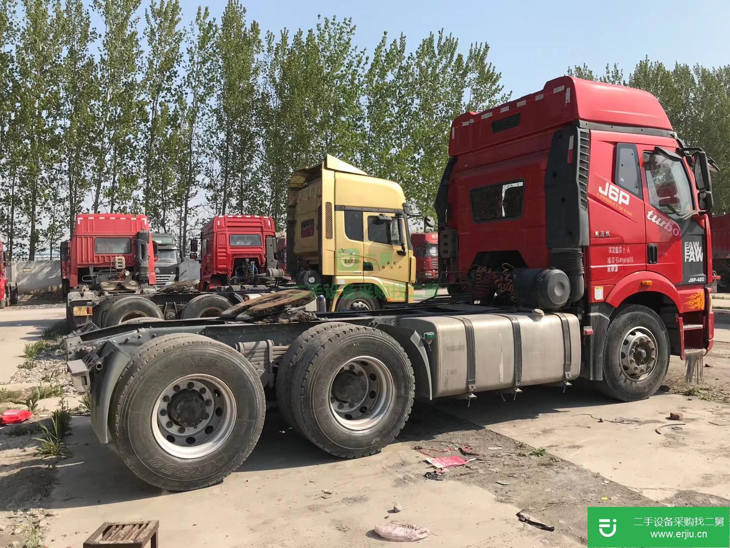 山東出售二手一汽解放牽引車