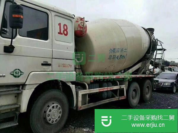 山東出售二手陜汽德龍F3000攪拌車