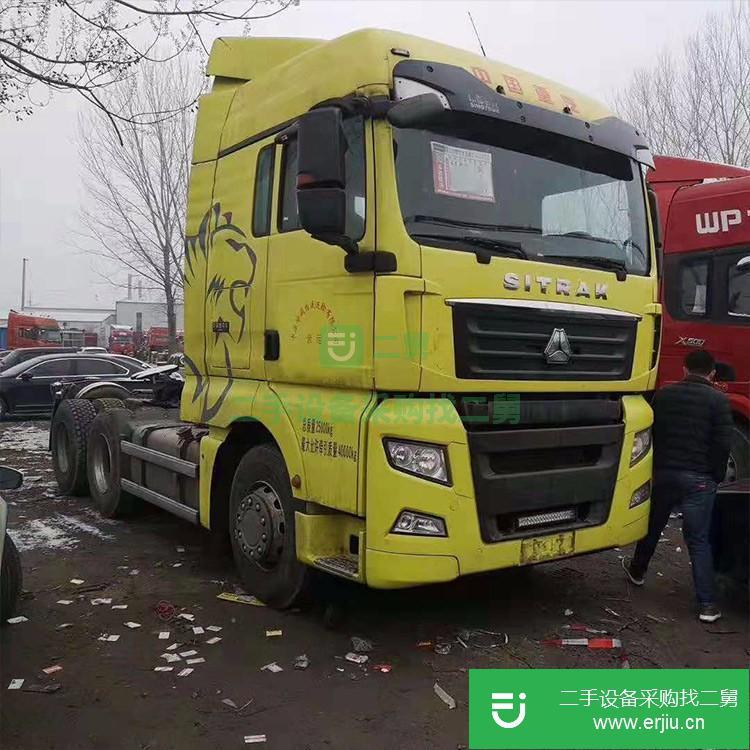 山東出售二手豪沃牽引車頭