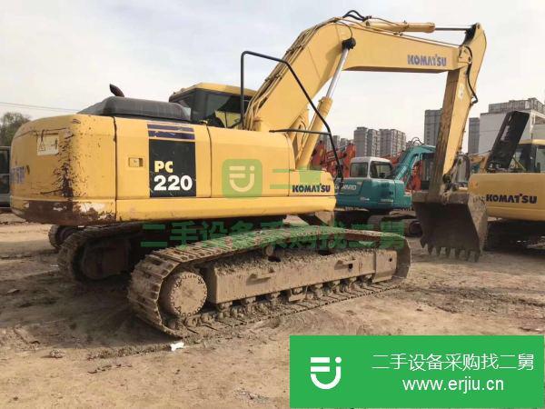 四川出售二手小松220-7挖掘機