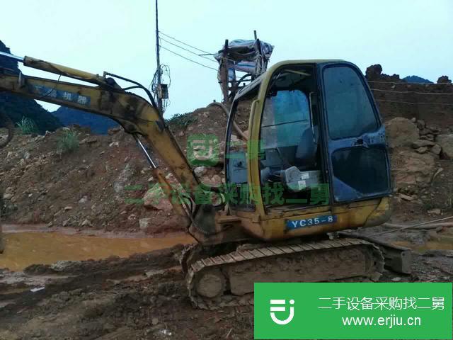 廣西出售二手玉柴35挖溝機(jī)