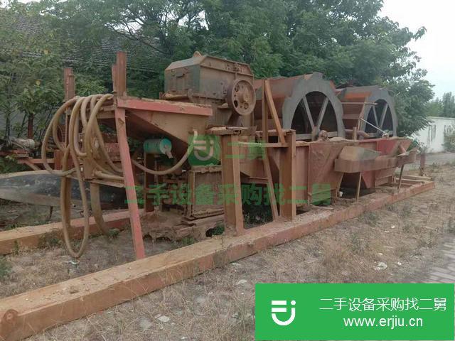 山東出售二手水洗輪帶式破碎機