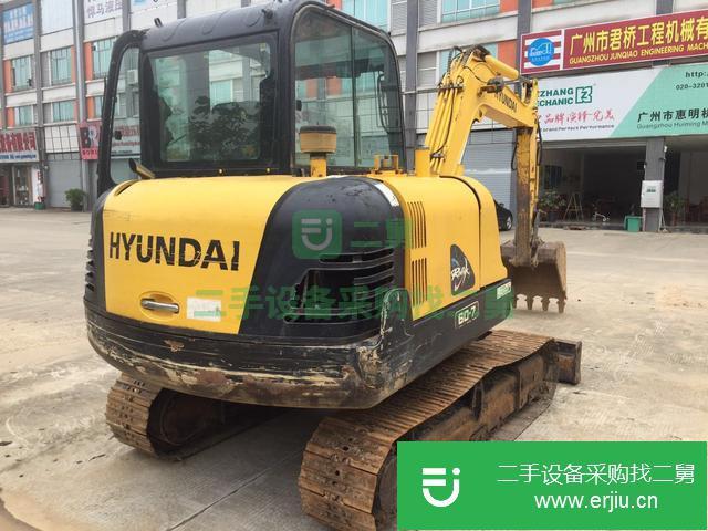 廣東出售二手現代 60-7挖掘機