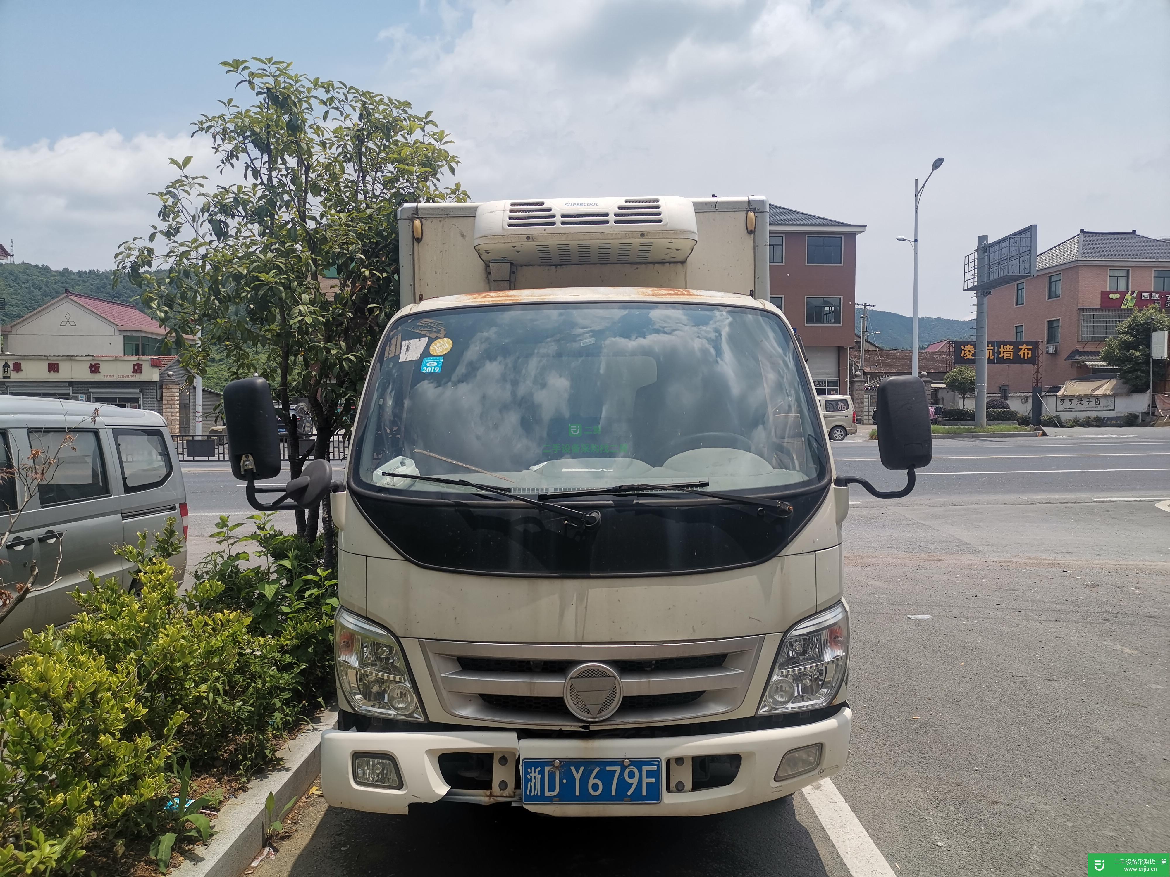 浙江省出售二手福田奧鈴冷藏車