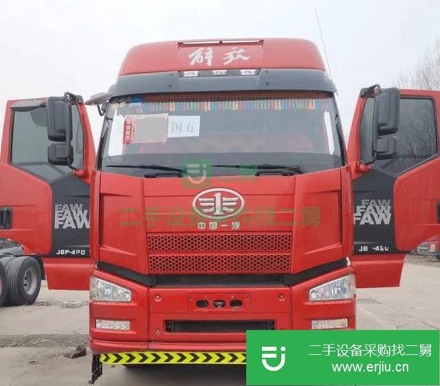 陜西出售二手一汽解放牽引車