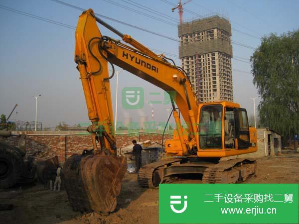 河南出售二手現代R225LC-7挖掘機