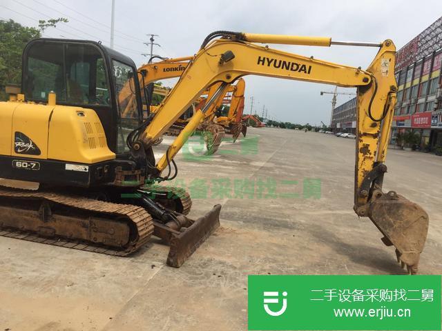 廣東出售二手現代 60-7挖掘機