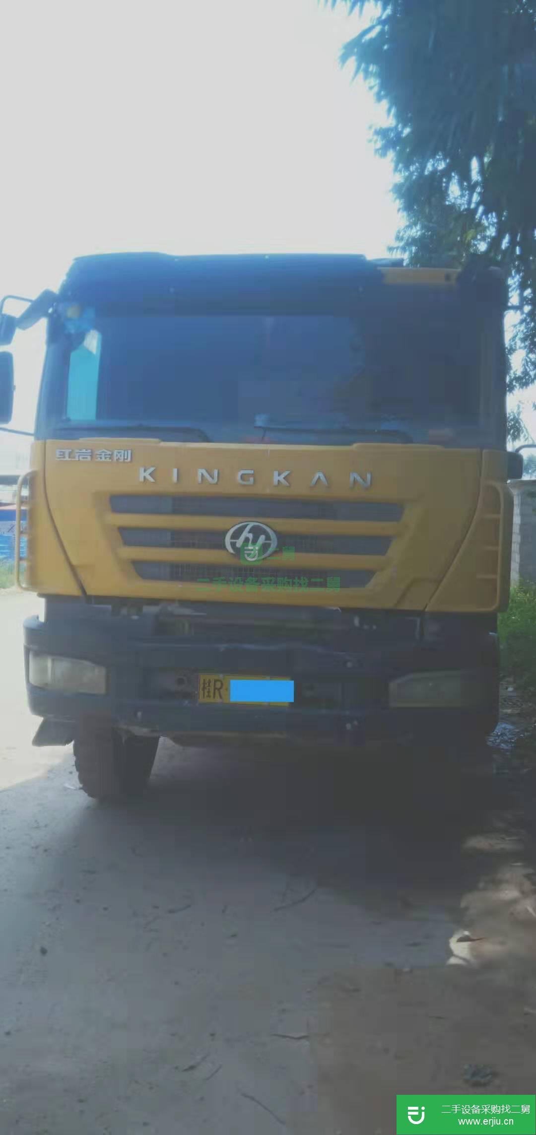 廣西出售二手上汽紅巖310馬力自卸車
