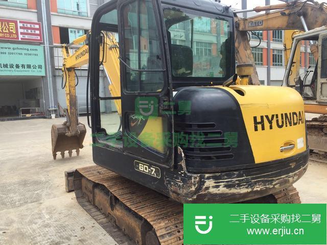 廣東出售二手現代 60-7挖掘機