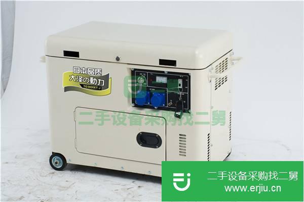 內(nèi)蒙古出售二手8KW靜音柴油發(fā)電機(jī)
