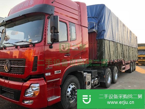 江西出售二手東風天龍13.5米牽引車