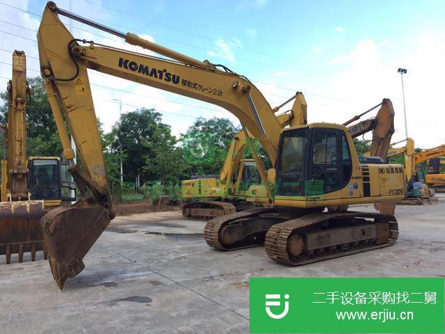 廣東出售二手小松200-6挖掘機
