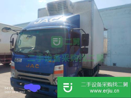 山東出售二手江淮160馬力4X2前二后四冷藏車