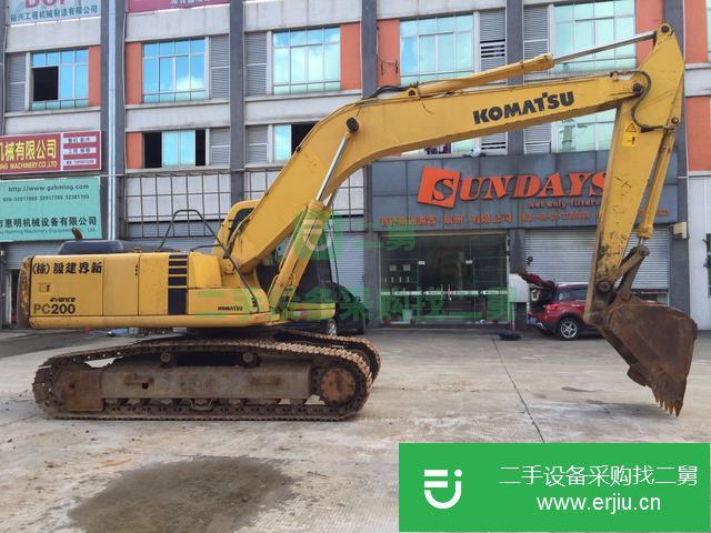 廣東出售二手小松200-6挖掘機