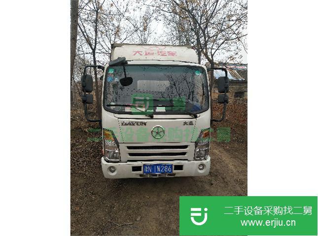 河南出售二手祺運輕卡廂式貨車