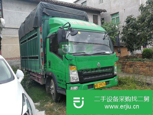 福建出售二手豪沃中型倉柵式貨車